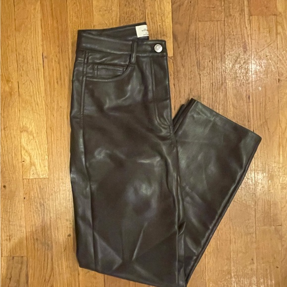 Aritzia size 0 Melina pants in dark brown - Picture 1 of 3